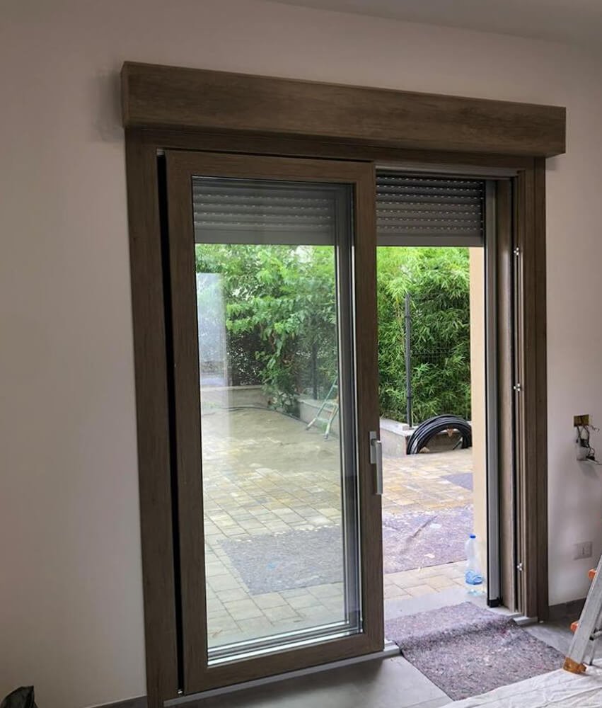 Porta Finestra Texture legno